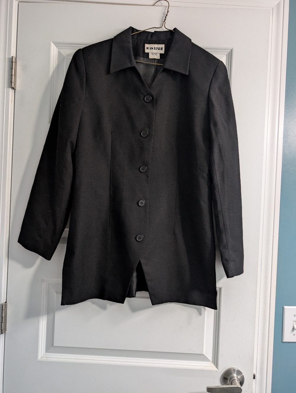 Black Single-Breasted Tailored Jacket